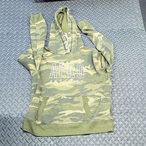 Aeropostale camouflaged hoodie nice thickness.